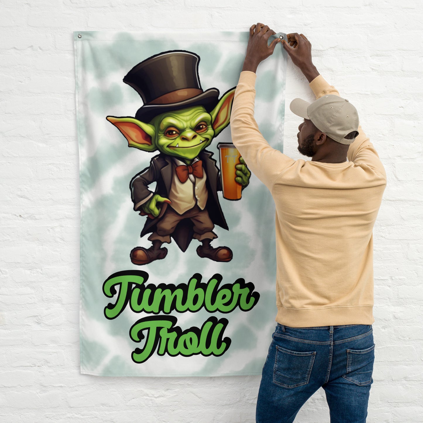 Tumbler Troll Flag