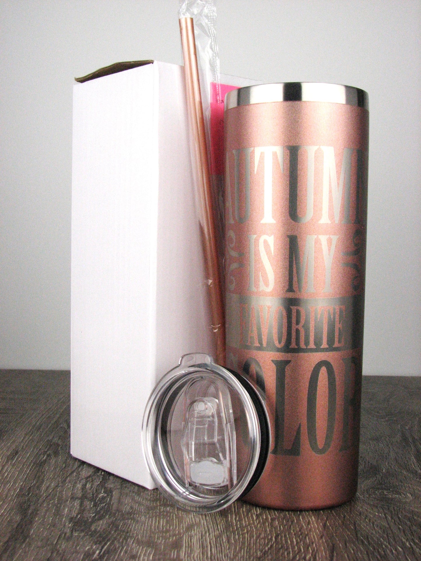 Autumn is my Favorite Color 20 oz. Skinny Tumbler