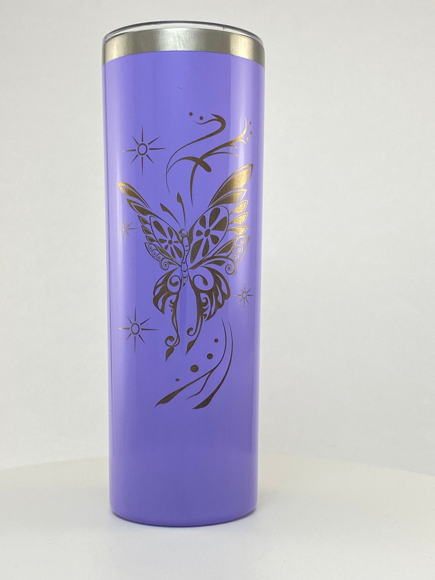 Elegant Butterfly 20 oz. Skinny Tumbler