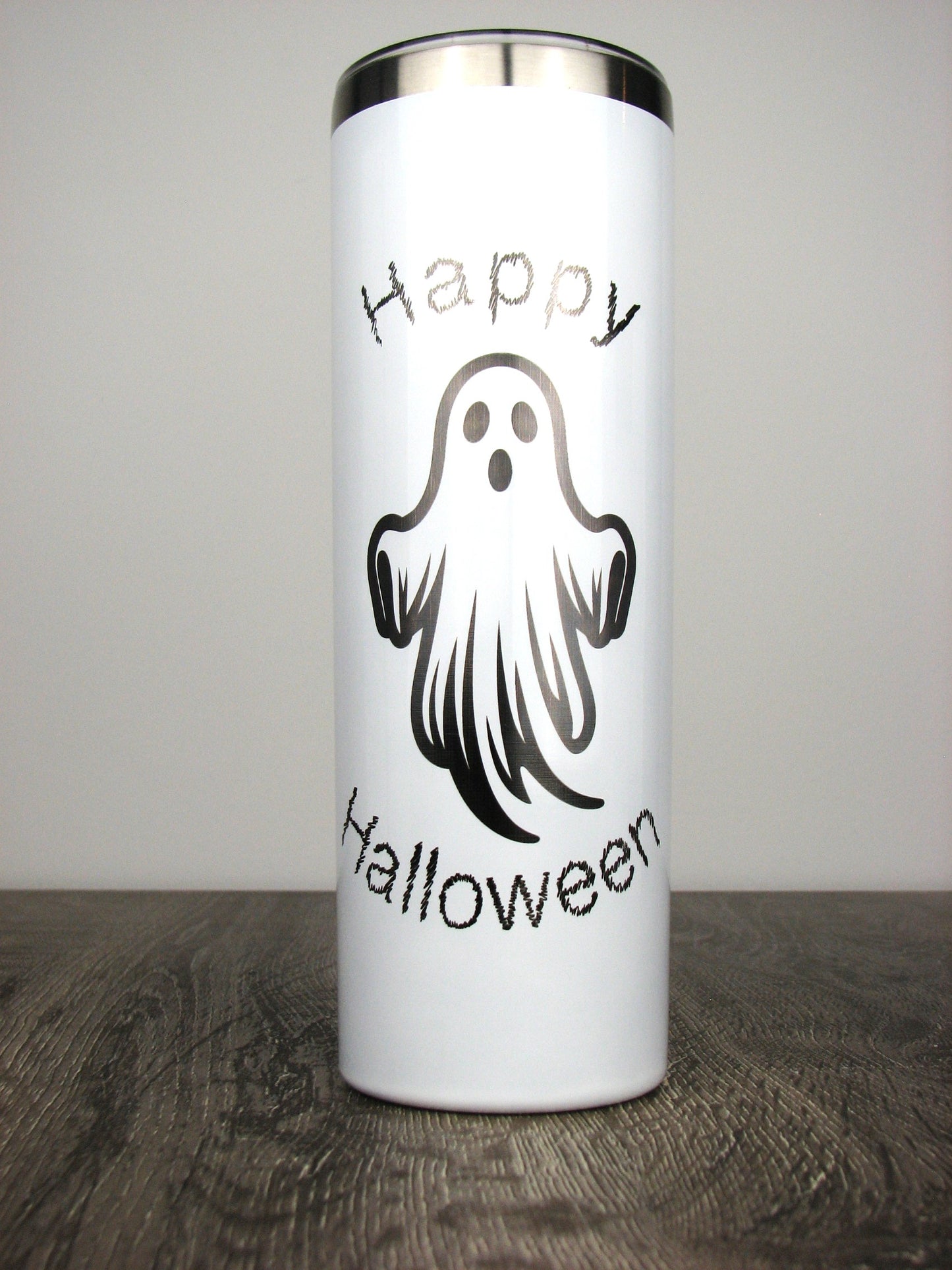 Happy Halloween Classic Ghost 20 oz. Skinny Tumbler