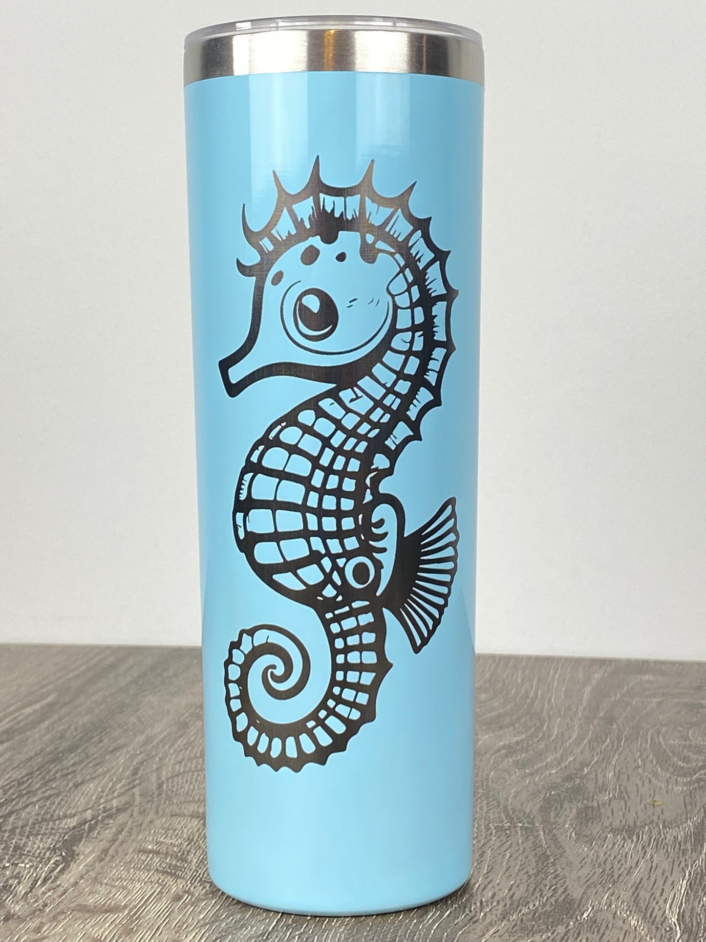 Cute Seahorse 20 oz. Skinny Tumbler