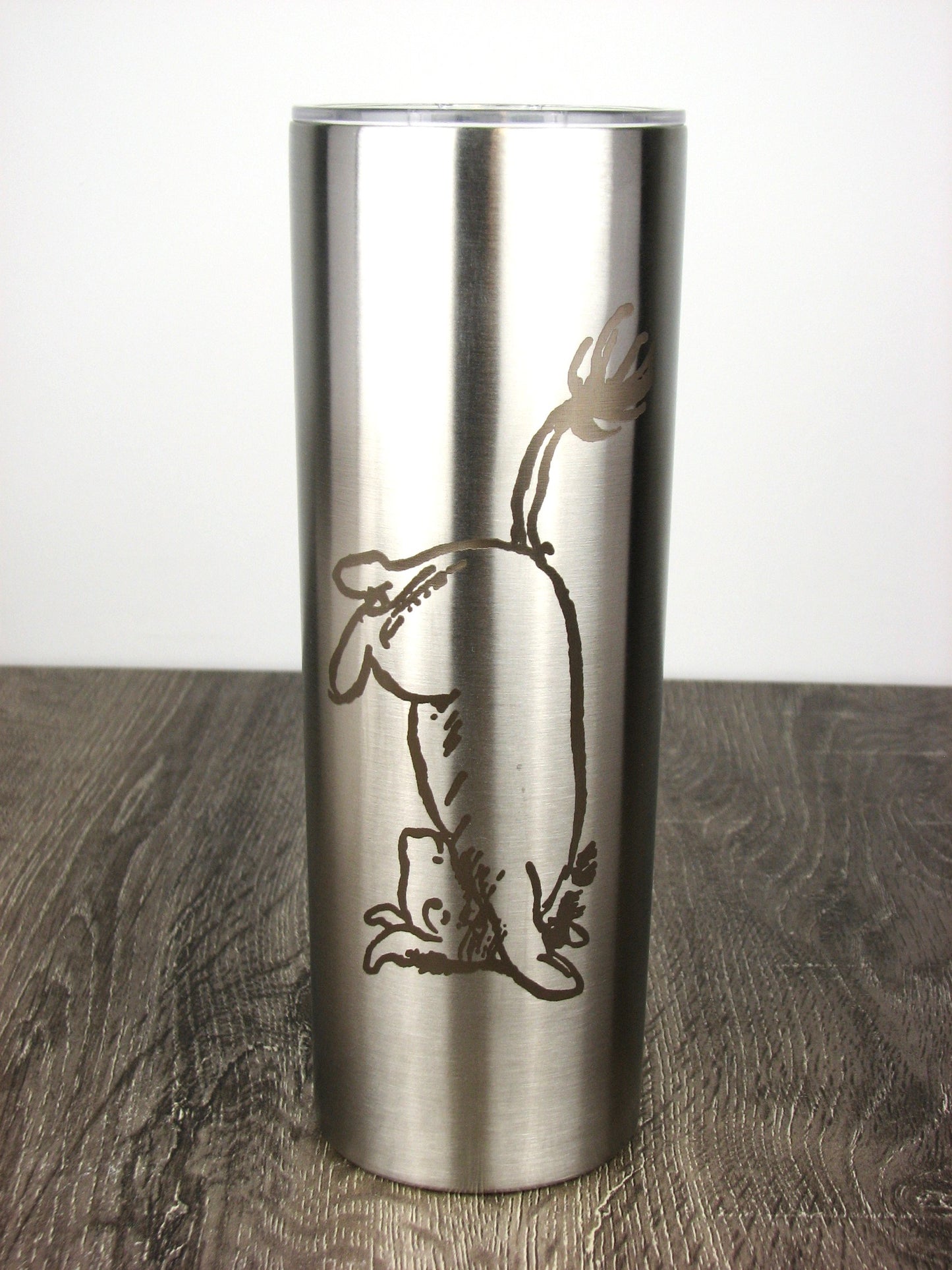 Vintage Eeyore Standing on His Head 20 oz. Skinny Tumbler