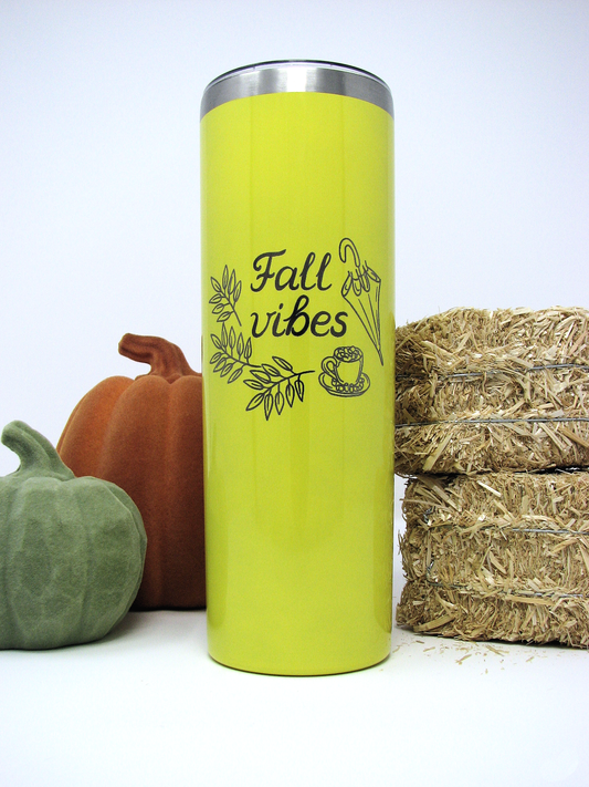 Fall Vibes 20 oz. Skinny Tumbler