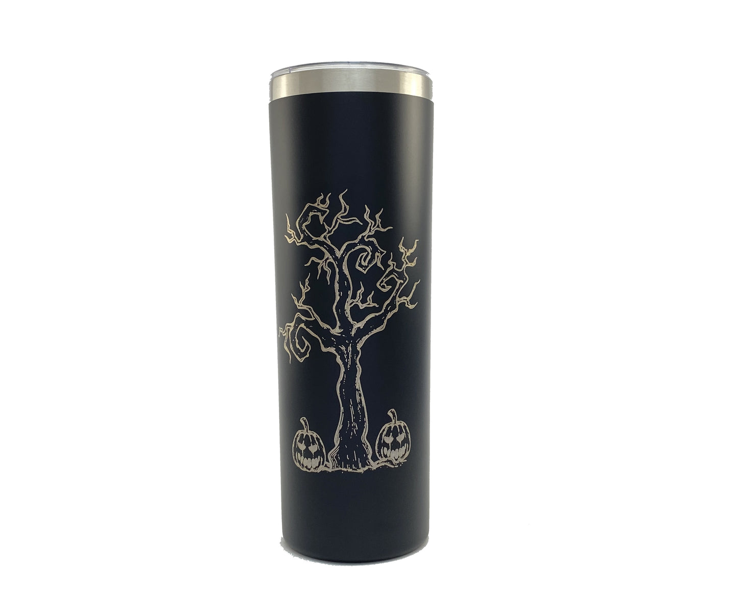 Haunted Tree Halloween 20 oz. Skinny Tumbler