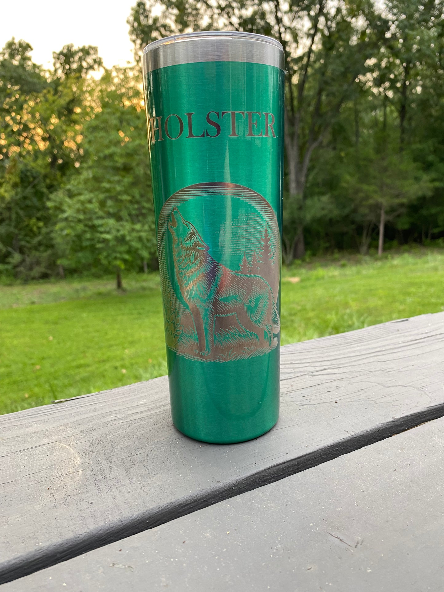 Howling Wolf 20 oz. Skinny Tumbler