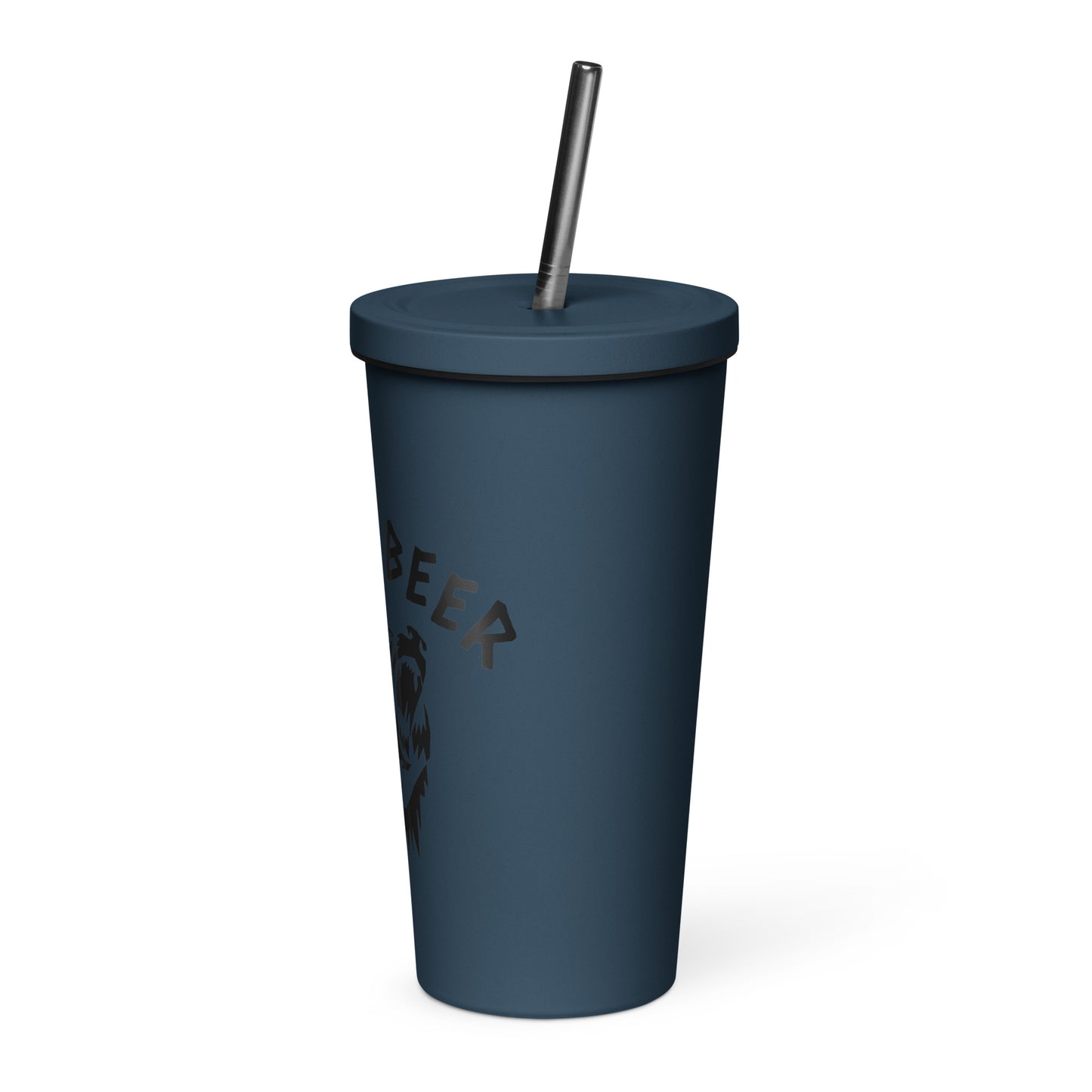 I Said BEER Insulated Tumbler with Straw