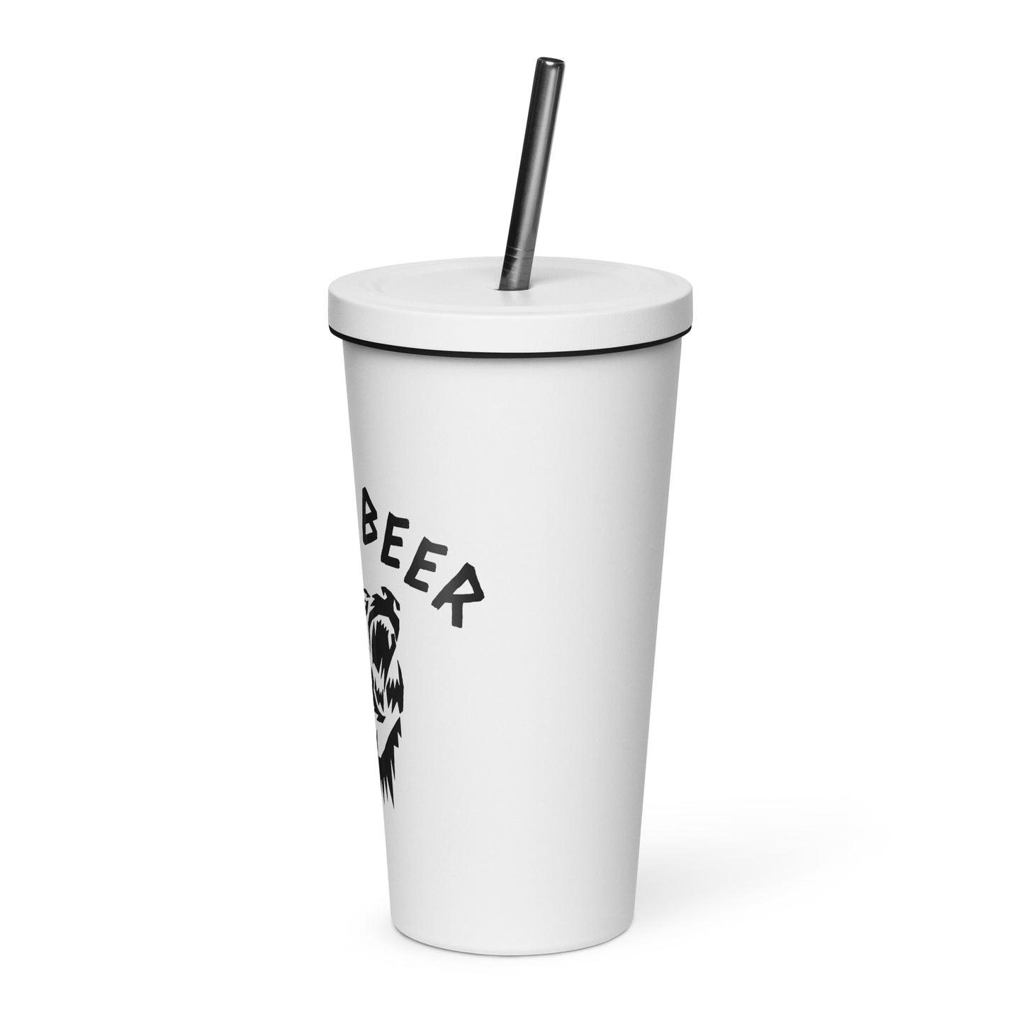 I Said BEER Insulated Tumbler with Straw