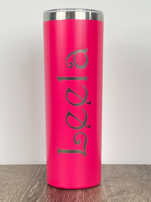 Name Engraved 20 oz. Skinny Tumbler