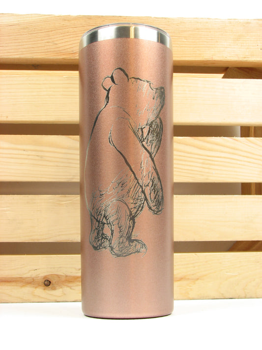 Vintage Winnie the Pooh 20 oz. Skinny Tumbler