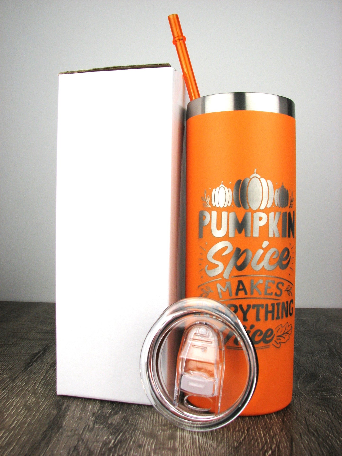 Pumpkin Spice Makes Everything Nice 20 oz. Skinny Tumbler