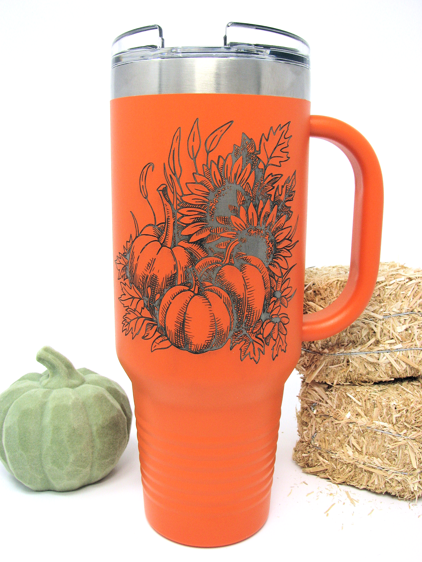 Pumpkins and Sunflowers 40 oz. Tumbler