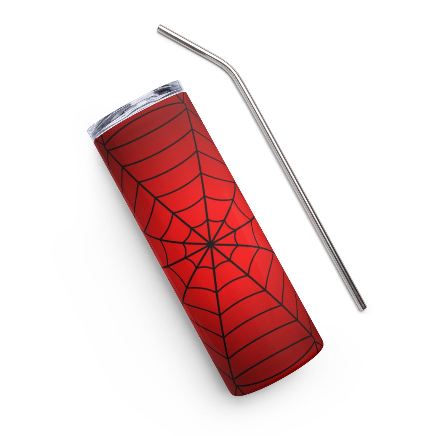 Crimson Spiderweb Stainless Steel Tumbler