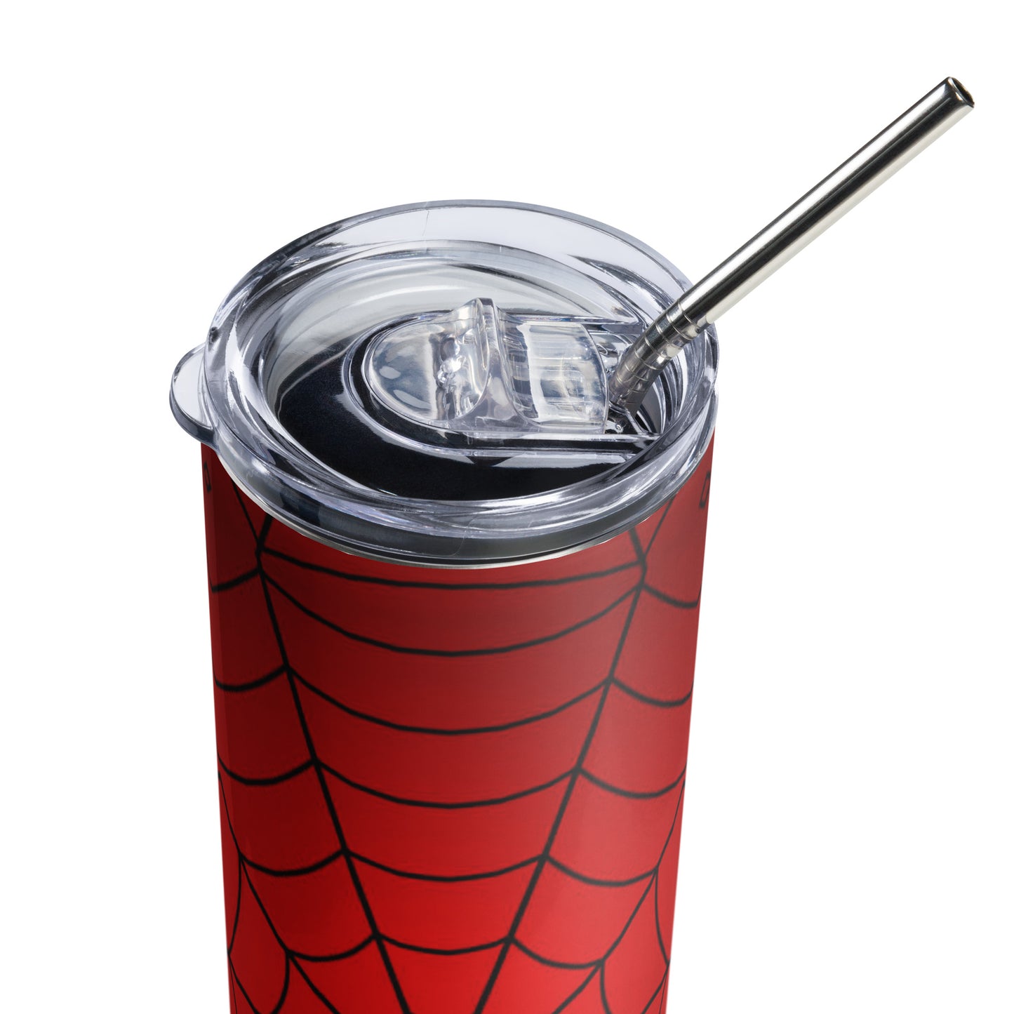 Crimson Spiderweb Stainless Steel Tumbler