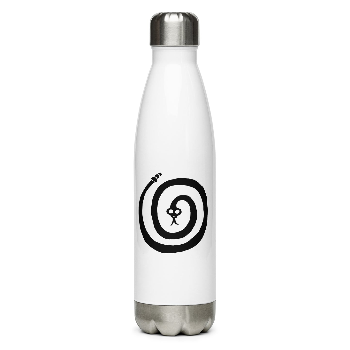 Spiral Snake Stainless Steel Sublimation Water Bottle