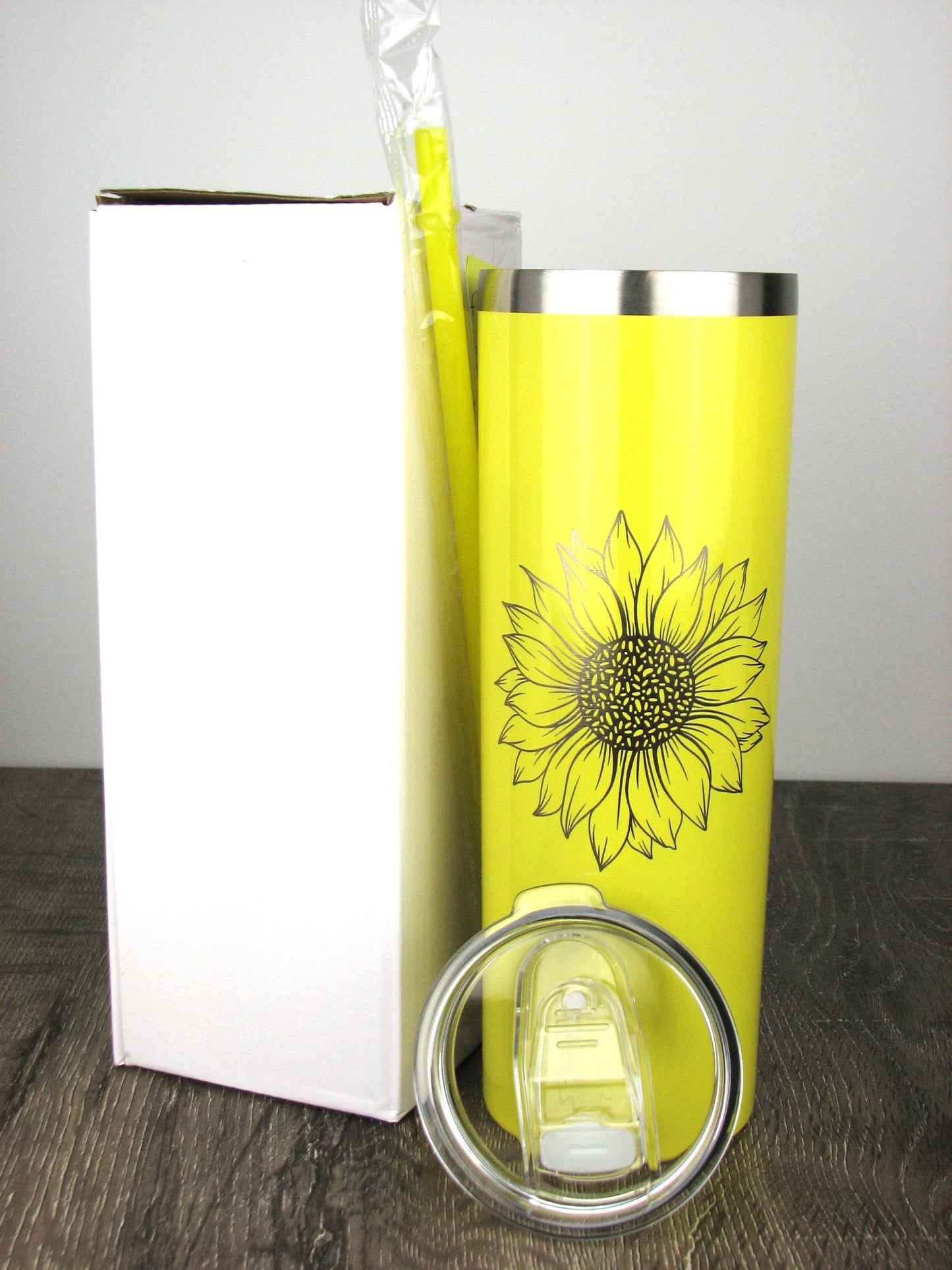 Sunflower 20 oz. Skinny Tumbler