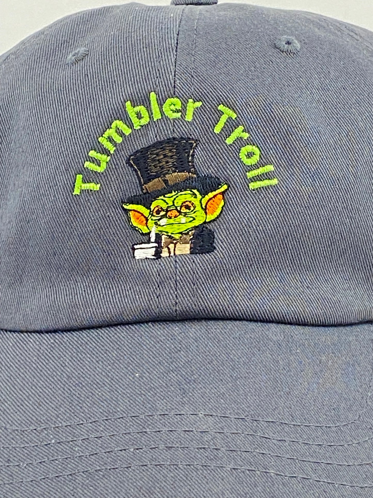 Tumbler Troll Embroidered Dad Hat