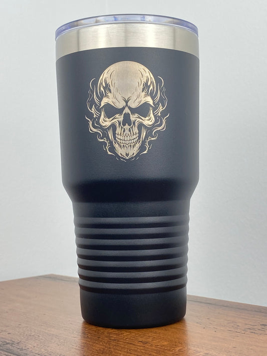 Wispy Skull 30 oz. Tumbler